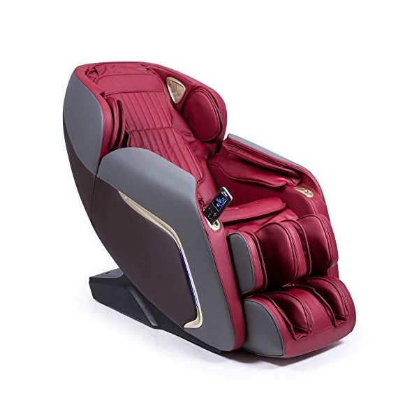 Ananda® Fauteuil de Massage 2D+ Marron modèle 2023 - 12 programmes Professionnels de Massage et de pressothérapie - Thermot