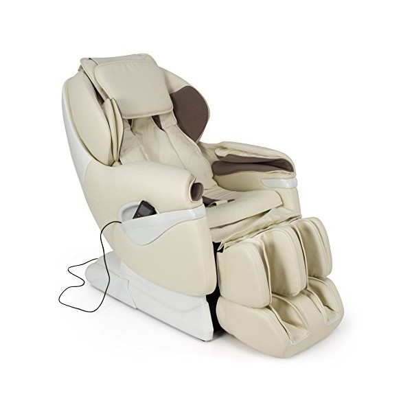 Ananda® Fauteuil de Massage 2D+ Marron modèle 2023 - 12 programmes Professionnels de Massage et de pressothérapie - Thermot