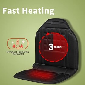 Housse de siège chauffante confortable avec chaleur rapide pour les jours froids