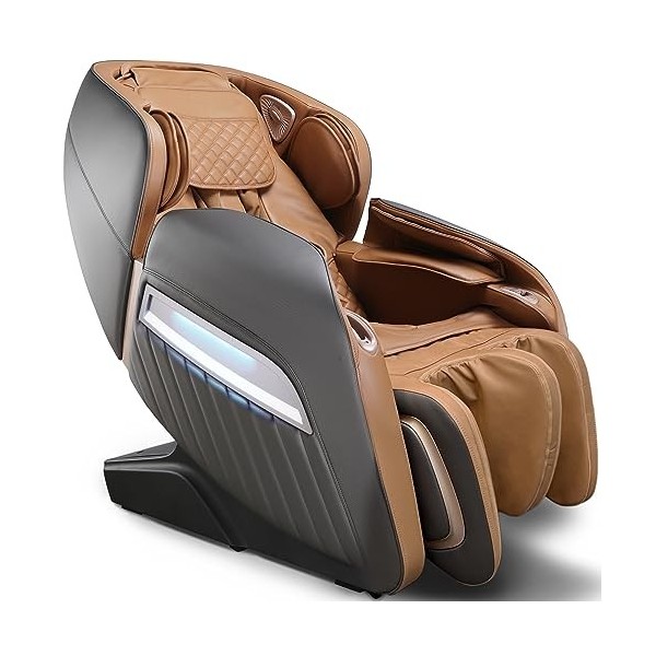 Aspria Fauteuil de massage Shiatsu Zero Gravity - Pression dair - Bluetooth 3D - Son surround - Musique pour bureaux, magasi