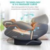 Aspria Fauteuil de massage Shiatsu Zero Gravity - Pression dair - Bluetooth 3D - Son surround - Musique pour bureaux, magasi