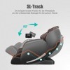 Real Relax Fauteuil de massage, fauteuil de massage Shiatsu tout le corps zéro gravité SL Track Fauteuil de massage shiatsu a