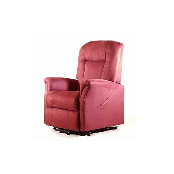 Gima - Fauteuil Flavia 2 Moteurs, Élévateur et Inclinable, Soulever des Personnes, avec Télécommande, Couleur Bordeaux, avec 