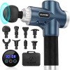 Pistolet de Massage Musculaire ALDOM Appareil de Massage Masseur de Muscle Profonds avec 30 Niveaux Réglables, 6 Têtes de Mas...