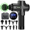 Pistolet de Massage Musculaire,Cotsoco Massage Gun Masseur de Muscle Profonds avec 10 têtes de Massage et 30 vitesses - Ultra