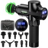 Pistolet de Massage Musculaire,Cotsoco Massage Gun Masseur de Muscle Profonds avec 10 têtes de Massage et 30 vitesses - Ultra