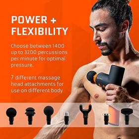 JAWKU Muscle Blaster V2 Cordless Percussion Massage Gun, Rechargeable Handheld Stimulation, Vibration and Deep Tissue Muscle 