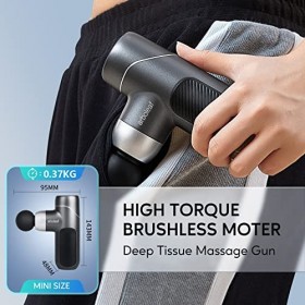 Arboleaf Pistolet de Massage Musculaire, Masseur de Muscle Profond, Mini Massage Gun Portable, Appareil de Massage avec 4 Vit