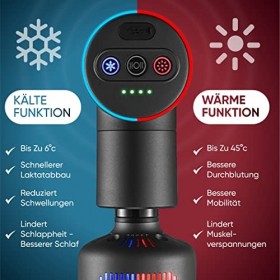 REACH HIGH Pistolet de massage | Chaleur et froid | Mini pistolet de massage | Froid pour une régénération plus rapide | Chal