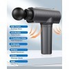 Pistolet de Massage Musculaire Sendowtek Pistolet Masseur de Muscle Profond avec 30 Vitesses 6 Têtes de Massage Écran LCD Mas