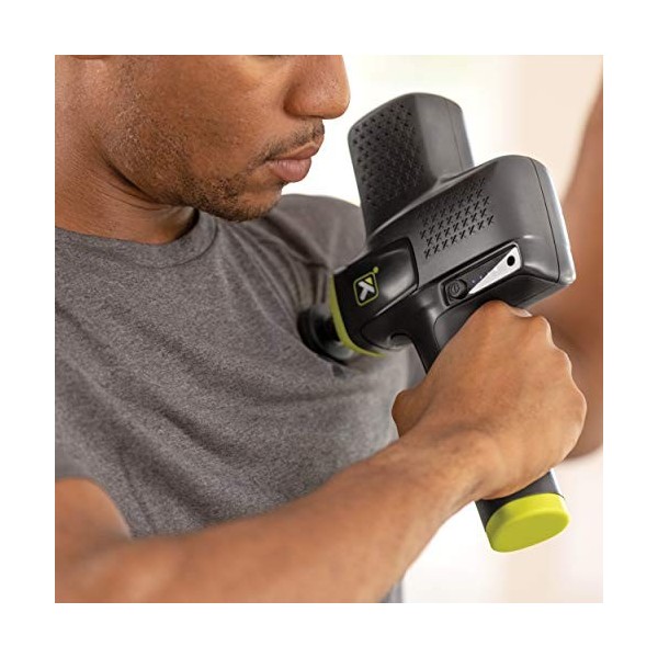 TriggerPoint Impact, Pistolet de Massage À Percussion, Massage Pronfond Des Tissus Muscluclaires, Black And Lime, 4-Speed