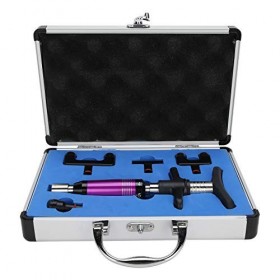 Masseur manuel de correction la colonne vertébrale, dispositif massage portatif masseur chiropratique avec 4 têtes pièces 6 n