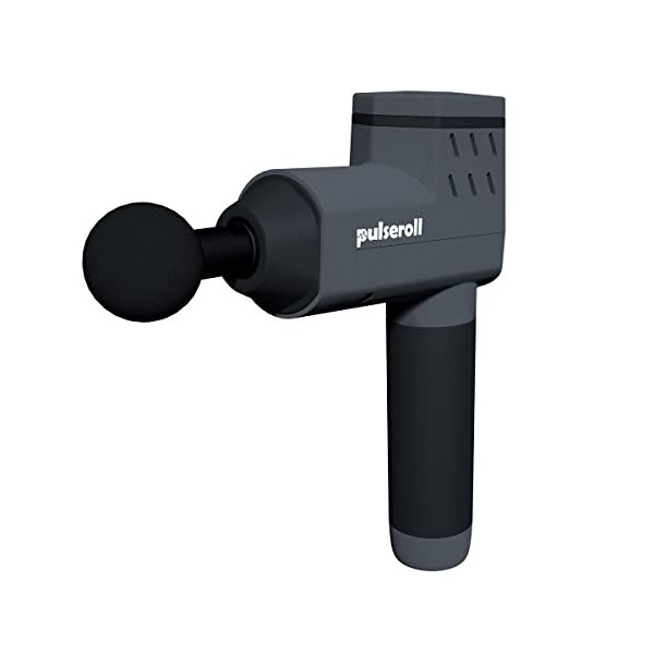 Pulseroll Percussion Pistolet de massage avec étui de transport Gris