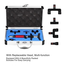 AYNEFY Outil Chiropratique, Acier Inoxydable 304, Outil de Massage Thérapeutique Réglable à Six Niveaux, Masseur de Réglage d