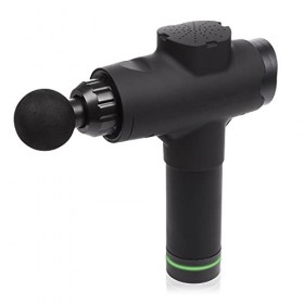 DAM Pistolet de massage musculaire Bandeau Gun J-21 20 niveaux de massage et 6 têtes spécifiques. Étui de transport inclus.