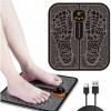 Massage des Pieds, EMS Foot Massage Pad, Tapis électrique portatif de massage avec SME Technologie Physiothérapie et Design E