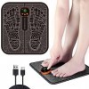 Massage des Pieds, EMS Foot Massage Pad, Tapis électrique portatif de massage avec SME Technologie Physiothérapie et Design E