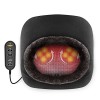 Snailax 2 en 1 Massage pieds shiatsu chauffant- Masseur de pieds avec chaleur et Coussin de massage pour le dos, Réchauffe-pi