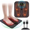 Massager des pieds, Massager pour pieds, Massager électrique pliable et portable, pour la circulation sanguine et le soulagem