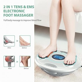 Appareil Massage Circulation Sanguine Jambes Creliver, Stimulateur Circulatoire, 25 Modes, 99 Niveaux dIntensité, Massage Re