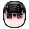 Bain de Pieds Hydromasseur RENPHO avec Chauffage Rapide, Massage Automatique et Jets de Bulles Puissants, Rouleaux de Massage