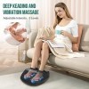 Snailax Masseur Pieds électrique Appareil de Massage Pied Shiatsu avec Vibration pour Circulation Sanguine, Cadeau Femme Homm