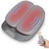 SNAILAX Massage Pieds Vibration Réglable avec Chaleur, Télécommande, Chauffe-Pieds, Appareil de Masseur Pieds électrique pour