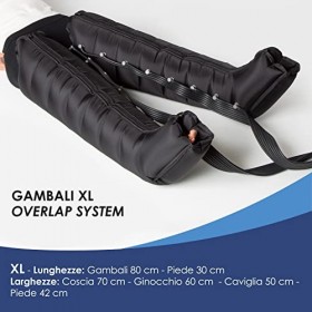 Dinamicamed ® Pressotherapie Professionnelle Drainage Lymphatique 8 Chambres à Air Appareil de Massage Compacte 6 Programmes 