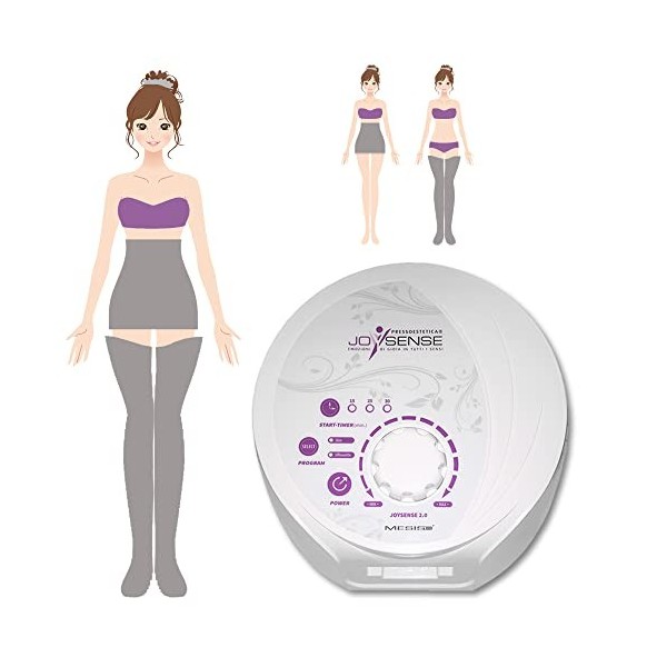 MESIS appareil de massage PressoEstetica JoySense 2.0 avec 2 bottes et Kit esthétique 