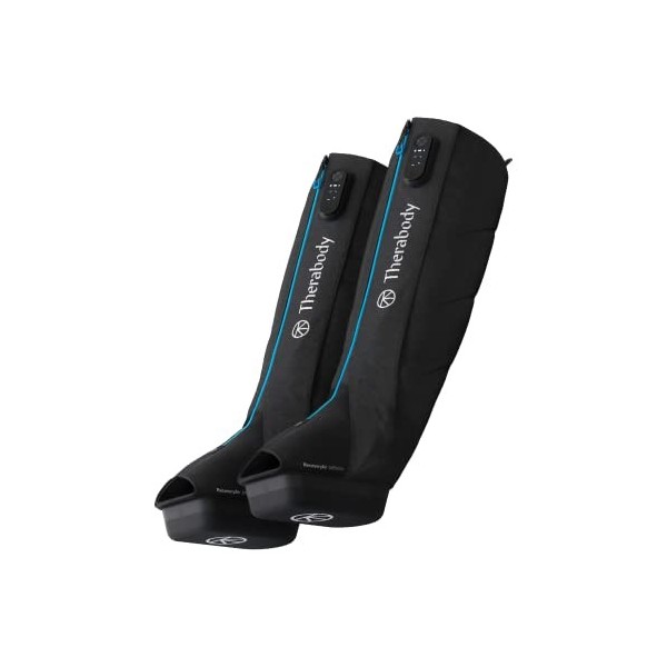 Therabody RecoveryAir JetBoots - Bottes de Massage par Compression Séquentielle des Pieds et des Jambes pour la Circulation e