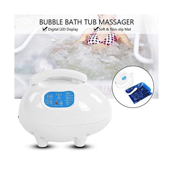 Tapis de massage pour spa et appareils pour le bain à bulles, tapis de bain à bulles avec points de massage pour le spa, tapi