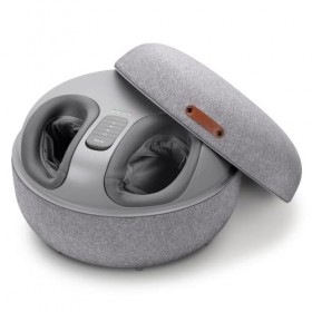 Beurer FM 120 Appareil de massage shiatsu pour les pieds 2 en 1 et tabouret moderne, massage à compression dair bienfaisant,