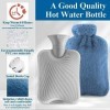 Bouillotte Eau Chaude 2L, Sentasi Bouillote Peluche Pour Enfant Et Adulte, Boulliottes Caoutchouc Pour Soulage Douleurs Menst