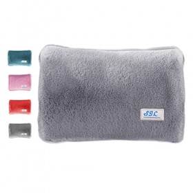 Bouillotte électrique avec doublure en peluche douce . 500 W . Chauffe-mains et chauffe-pieds . idéal pour réduire les douleu