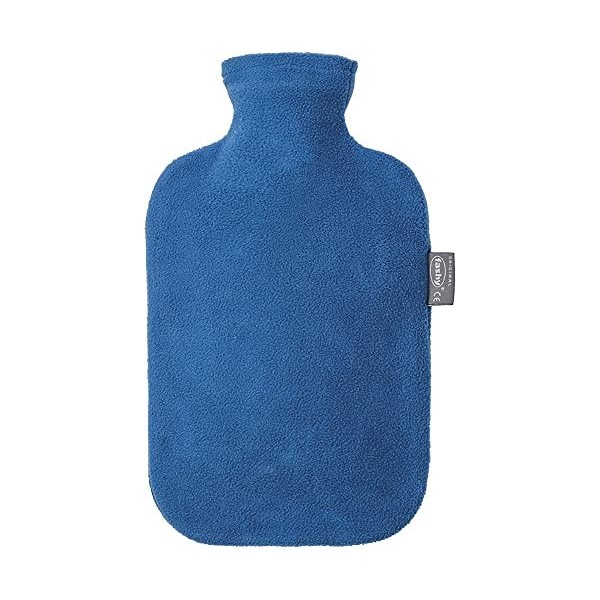 Fashy 6530 54 2007 Bouillotte avec Housse Polaire Bleue 2 L