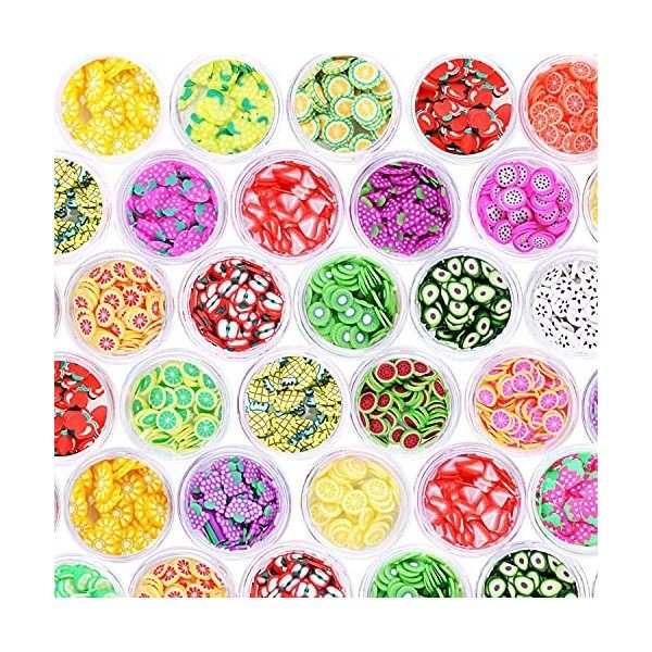 Tranches de fruits pour nail art, loisirs créatifs