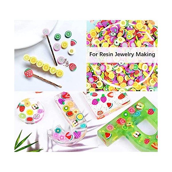 Tranches de fruits pour nail art, loisirs créatifs