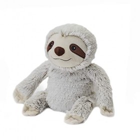 warmies - Peluche bouillotte entièrement chauffante parfumée à la Lavande - Paresseux - 33 cm