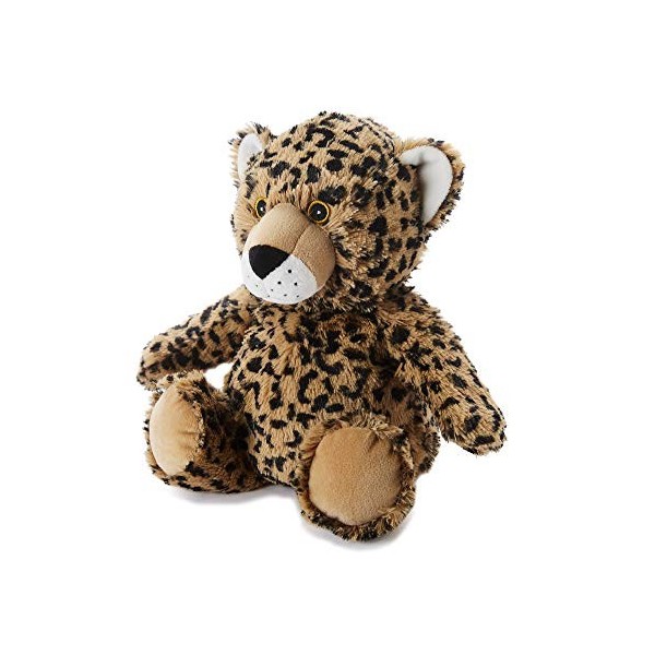 Warmies® Peluche entièrement chauffante parfumée à la lavande française - Léopard - 33 cm