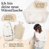 KUNU® Ceinture bouillotte 3 en 1 - Bouillotte de qualité supérieure de 1,5 l avec housse supplémentaire - Ceinture chauffante