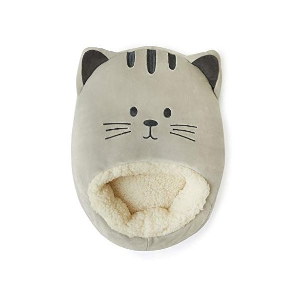 Balvi Chauffe Pied Kitty Couleur Gris Gardez Vos Pieds au Chaud Chauffe Pied Souple et Confortable AV