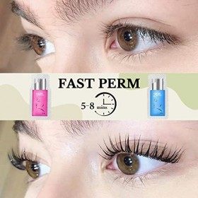 Lomansa Kit de rehaussement de cils, kit de stratification des sourcils, kit de permanente 2 en 1 pour sourcils et cils, kit 