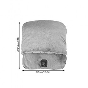 Swetup Chauffe Pieds électrique, 3 Modes Réchauffe Pieds Chauffant Rapide Arrêt Automatique de 45 Minutes Confortable Chauffe