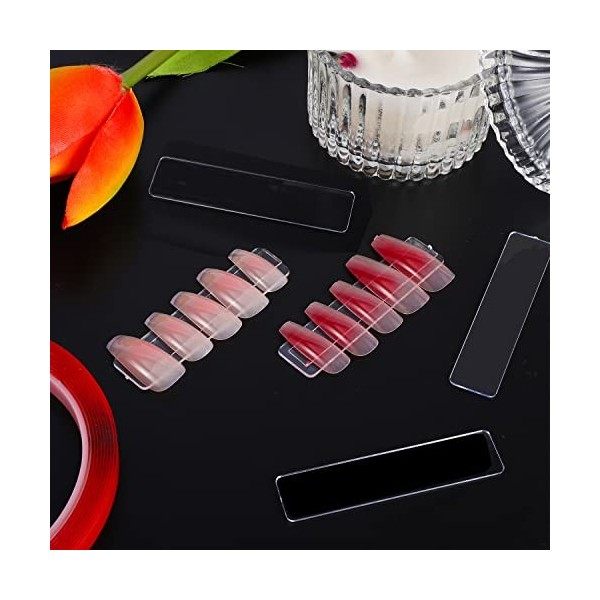 Présentoir à ongles transparent 152 en 1 150 pièces Support pour manucure Pour la pratique de la peinture des ongles Avec 2 r