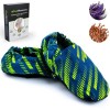 Chaussons Chauffants Micro Ondes - Pantoufle Chauffante au Micro-Onde - Bouillotte Pieds Froids - Housse Lavable, 100% Coton 