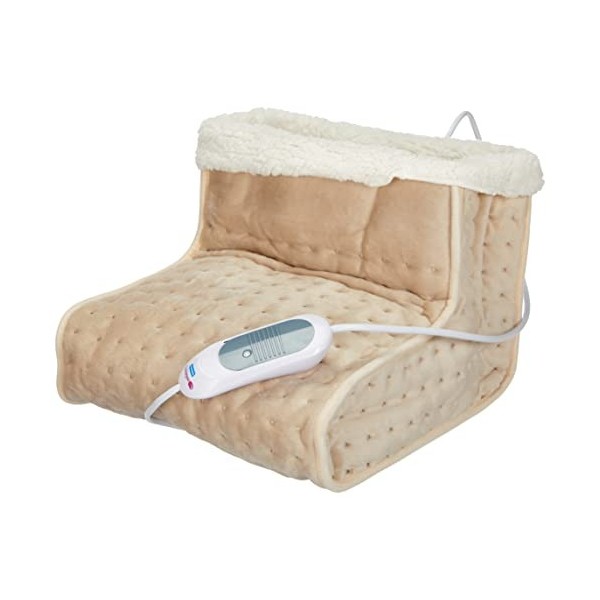 Pekatherm F55 - Chauffe Pied avec Coussin Amovible, 30x30x23 cm | 100% Polyester 100 W - Thérapeutique - Santé - Chauffage Ra