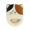 Balvi Chauffe Pied Kitty Calico Couleur Blanc et Marron Un Chat Qui Vous Garde au Chaud Polyester 20x