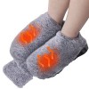 WARMTUYO Chauffe-pieds, Bouillotte de 2L avec Housse en Peluche Douce, Chauffe-mains Chauffe Pied pour Hommes et Femmes, Boui