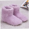 Chaussons chauffants électrique USB chauffage hiver chaud pantoufles chauffe-pieds pour une bonne nuit de sommeil gris chauff