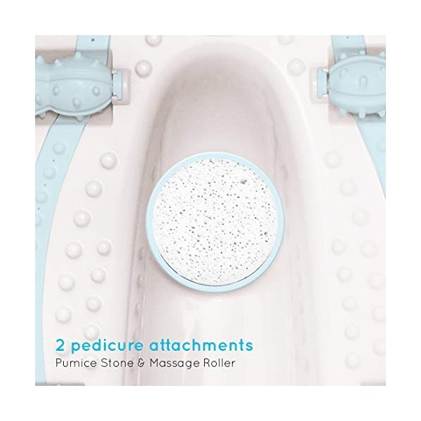 Spa de pied 3 en 1 HoMedics - Hydro massage apaisant, vibrations, chaleur, microcirculation, réflexologie de stimulation magn